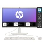 HP All-in-One Desktop, Intel® Celeron N100, 21.45-Inch FHD Display with Anti-Glare, 8GB DDR5 RAM, 512GB SSD, Dual 2W Speakers, Includes White Wired Keyboard and Mouse Combo,...