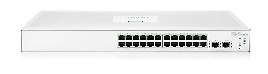 HPE Aruba ION 1830 24-Port Gigabit Switch | 2x SFP 1GbE Ports | 52Gbps Switching Capacity | 38.68 Mpps Throughput | ARM Cortex-A9 Processor - FGTECH STORE