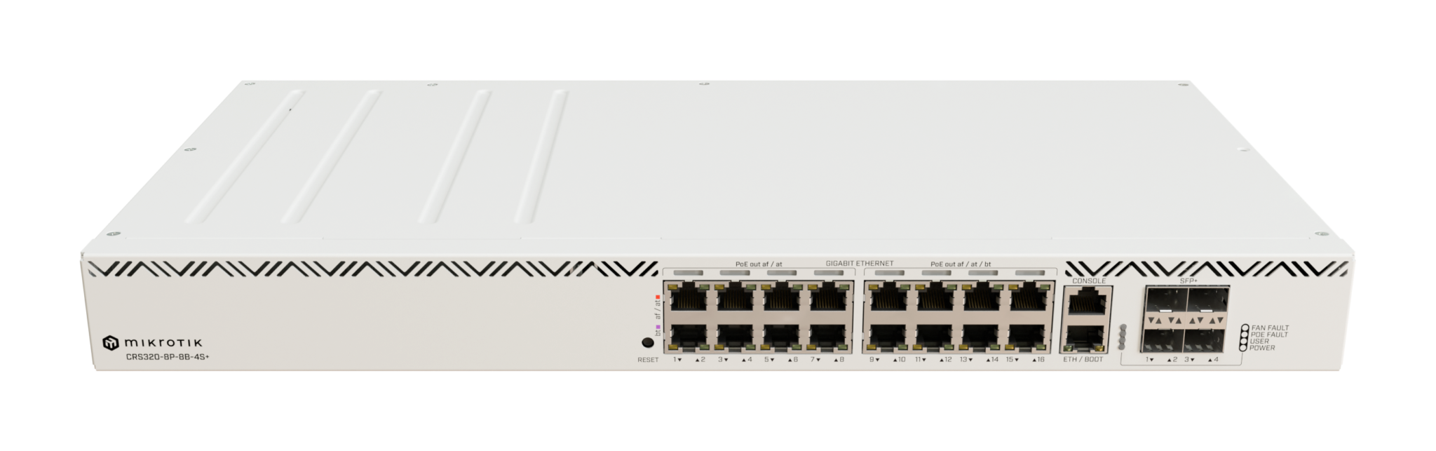 Mikrotik CRS320-8P-8B-4S+RM | High-Power PoE++ 802.3af/at/bt Switch ...