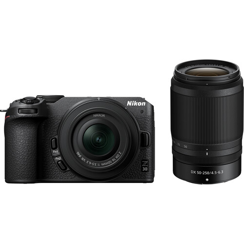 Nikon Z30 Mirrorless Camera with 16-50mm and 50-250mm Lenses Nikon Z30 Mirrorless Camera with 16-50mm and 50-250mm Lenses