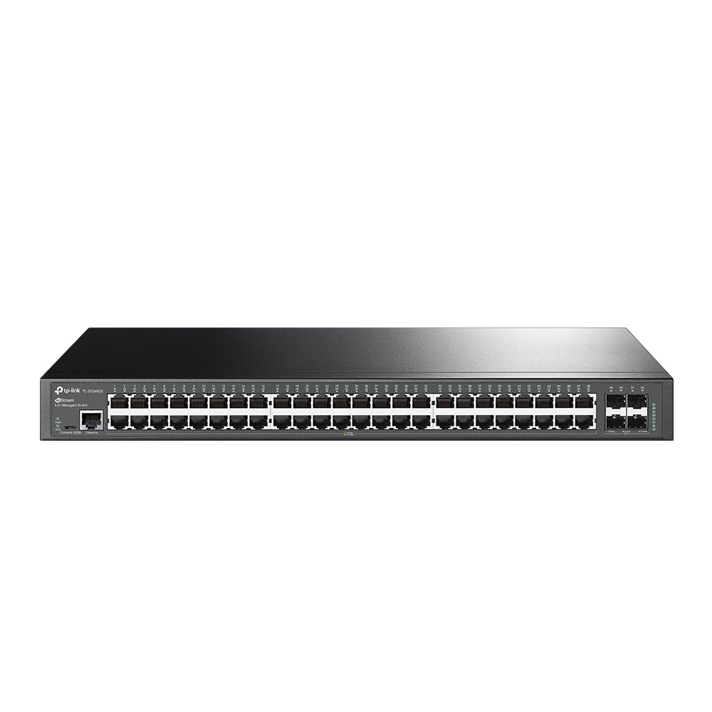 TP-Link TL-SG3452X JetStream 48-Port Gigabit L2+ Managed Switch with 4 10GE SFP+ Slots - FGTECH STORE