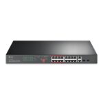 TP-Link TL-SL1218MP 16-Port 10/100 Mbps + 2-Port Gigabit Rackmount Switch with 16-Port PoE+ - FGTECH STORE