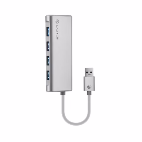 CA-U34H PLUS USB 3.0 4-Port Hub" can be rephrased as "CA-U34H PLUS USB 3.0 Four-Port Hub