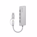 CA-UC4H 4-Port Hub with USB-C and USB 3.0
