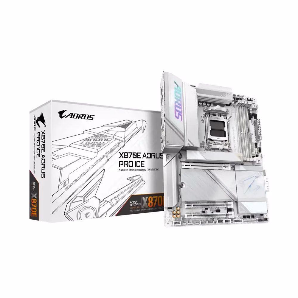 Gigabyte Aorus Pro Ice X870E AM5 ATX Motherboard