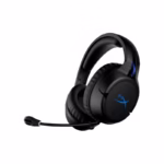 HyperX Cloud Flight Wireless Gaming Headset (Black-Blue) for PS5 and PS4