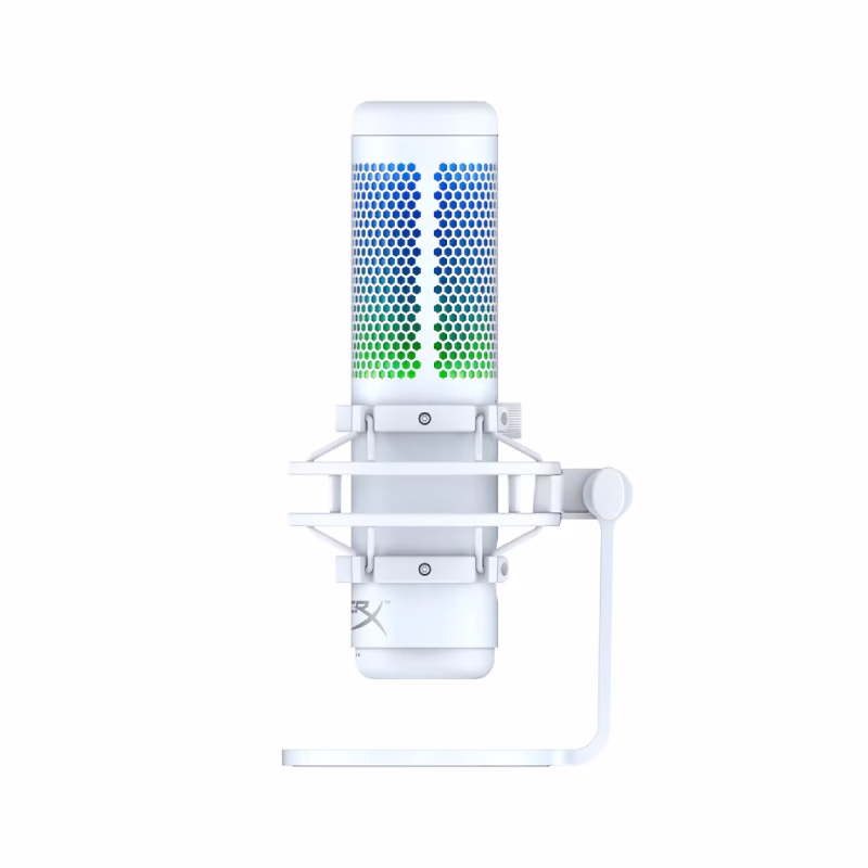 HyperX QuadCast S - White USB Microphone