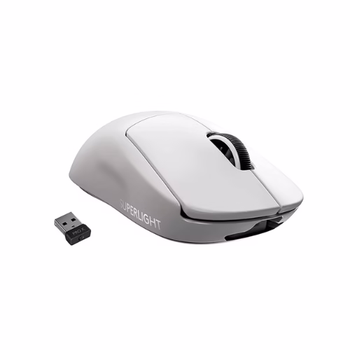 Logitech G PRO X Superlight 2 Wireless Gaming Mouse - USB - White