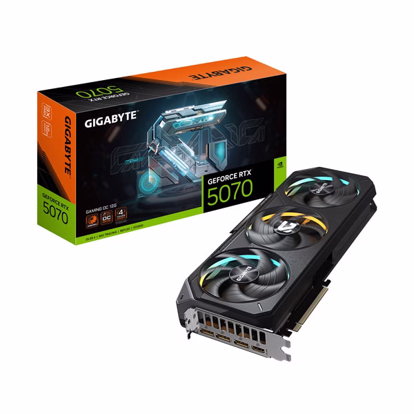 Purchase the Gigabyte GeForce RTX™ 5070 GAMING OC 12G (GV-N5070GAMING OC-12GD) at the Lowest Price in Siliguri, Kolkata, Darjeeling, Kurseong, Kalimpong, Gangtok, Sikkim,... Purchase the Gigabyte GeForce RTX™ 5070 GAMING OC 12G (GV-N5070GAMING OC-12GD) at the Lowest Price in Siliguri, Kolkata, Darjeeling, Kurseong, Kalimpong, Gangtok, Sikkim,...